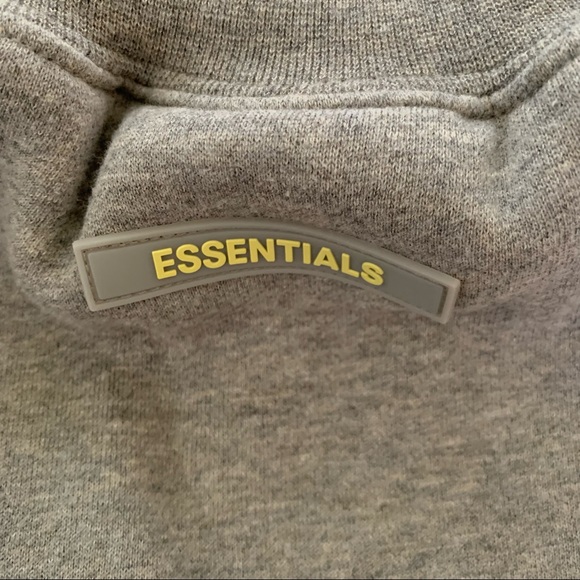 Essentials Kids Grey Fleece Pullover Sweatshirt - Picture 5 of 7
